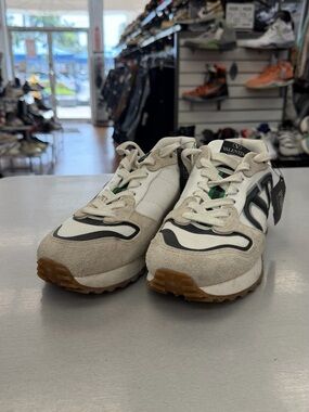 Valentino Garavani White, Beige & Black Suede Men’s Sneakers